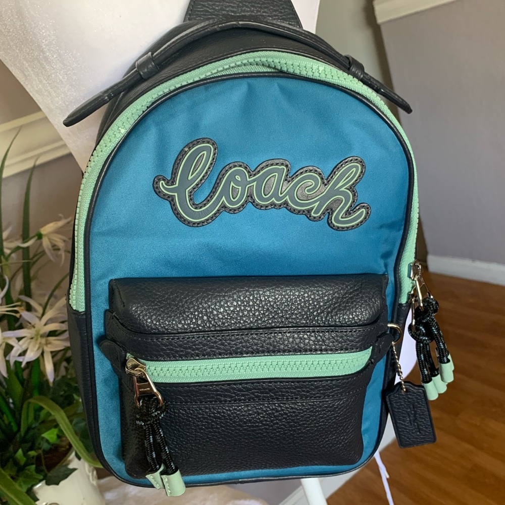Coach  Sling Medium Charlie Leather
Nylon Backback - Picture 6 of 10
